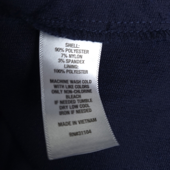 Crown Navy Blue Button-Up Maxi Dress Sz Xs - Picture 7 of 11